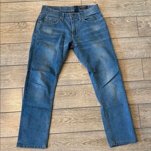 Men's Slim Straight Jeans in Medium Blue Wash
